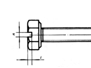 GB 29.1-88 六角头头部带槽螺栓 A 和 B 级